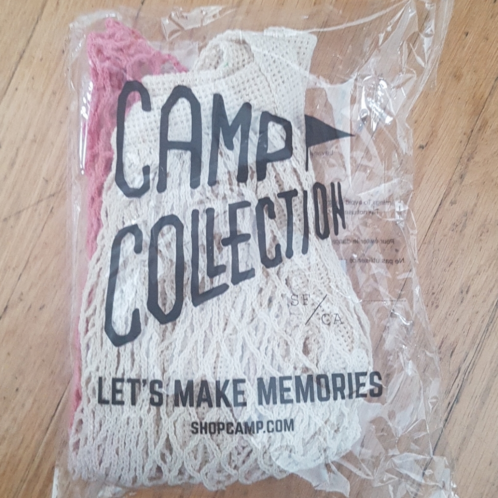 2 NEW Camp Collection Dip Dye Market Tote - Picture 3 of 4